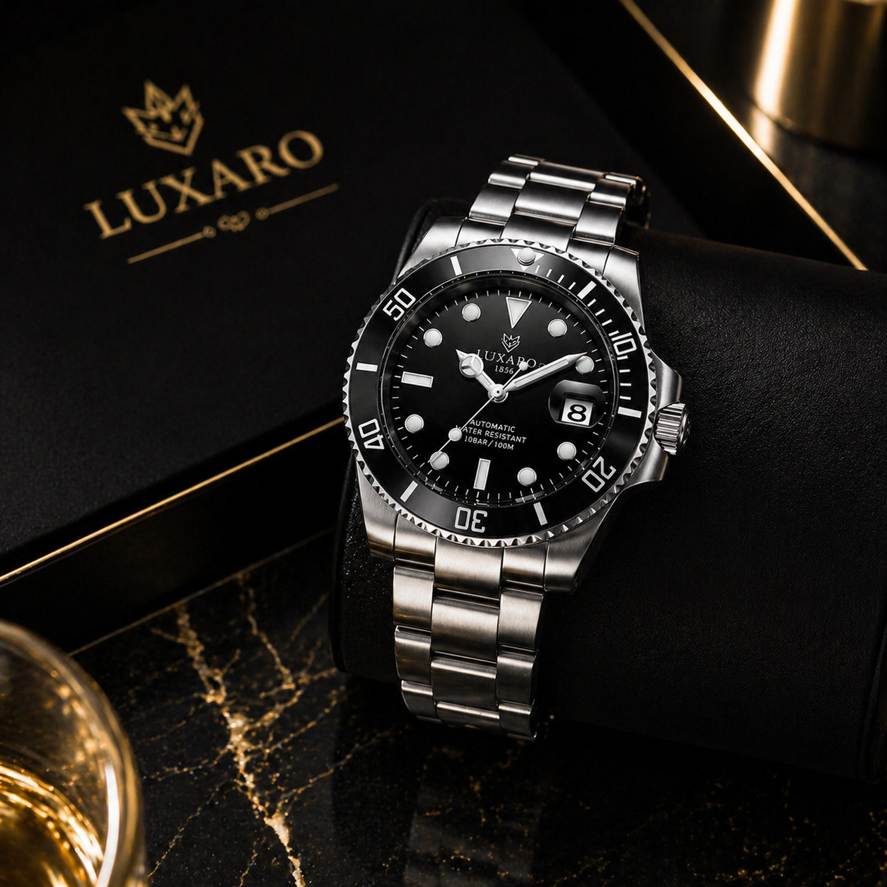 LUXARO ChronoSteel Automatic Luxury Watch