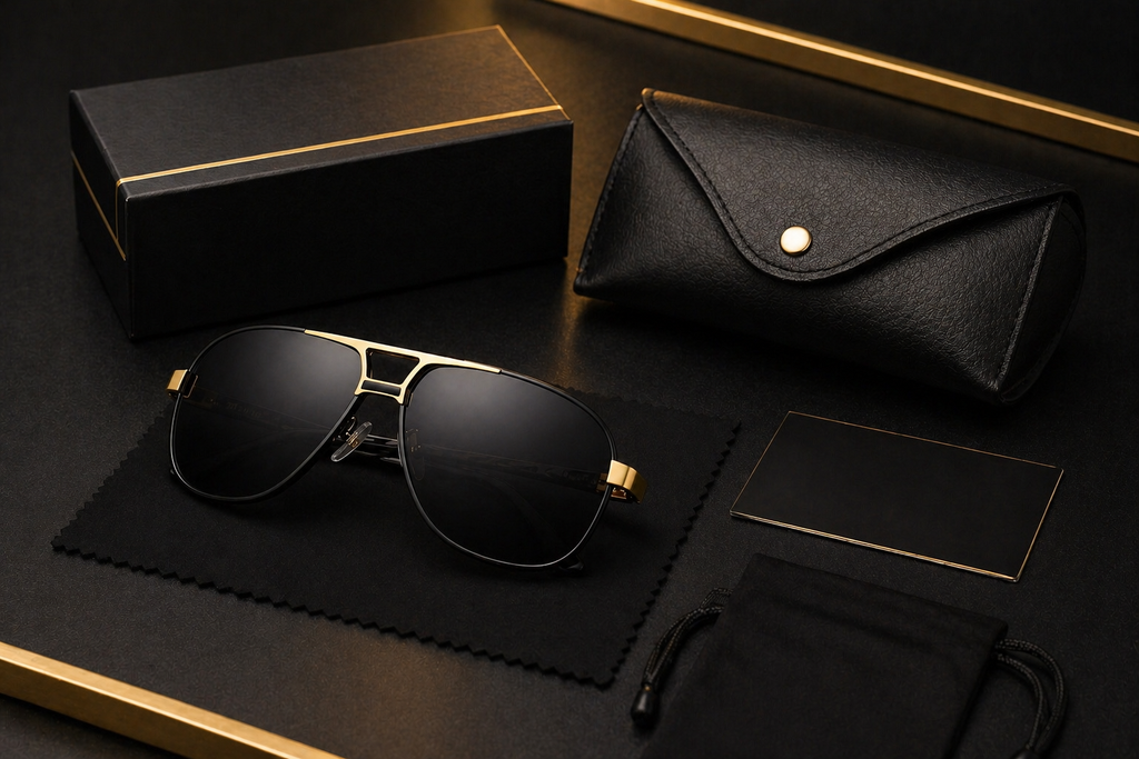 Luxaro Noir Elite Polarized Sunglasses