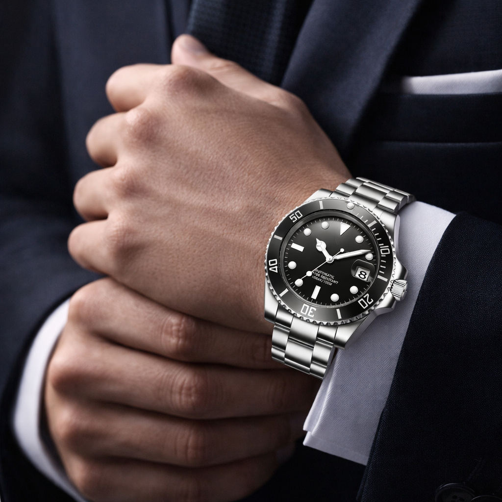 LUXARO ChronoSteel Automatische Premium Herrenuhr