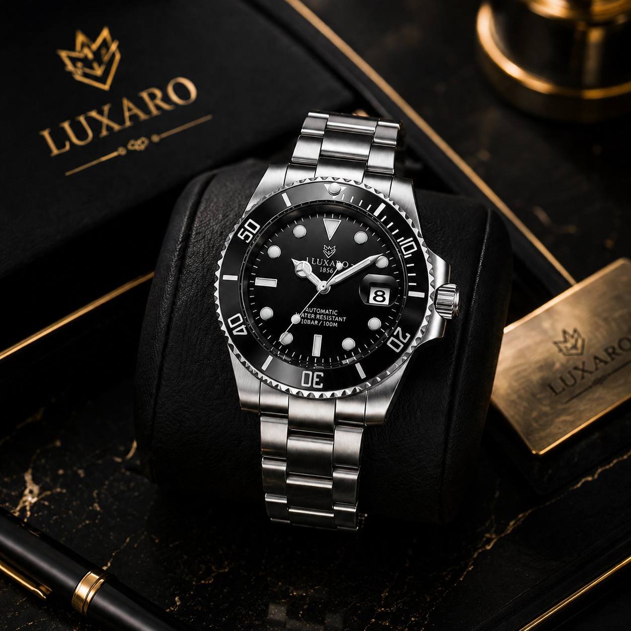 LUXARO ChronoSteel Automatic Luxury Watch