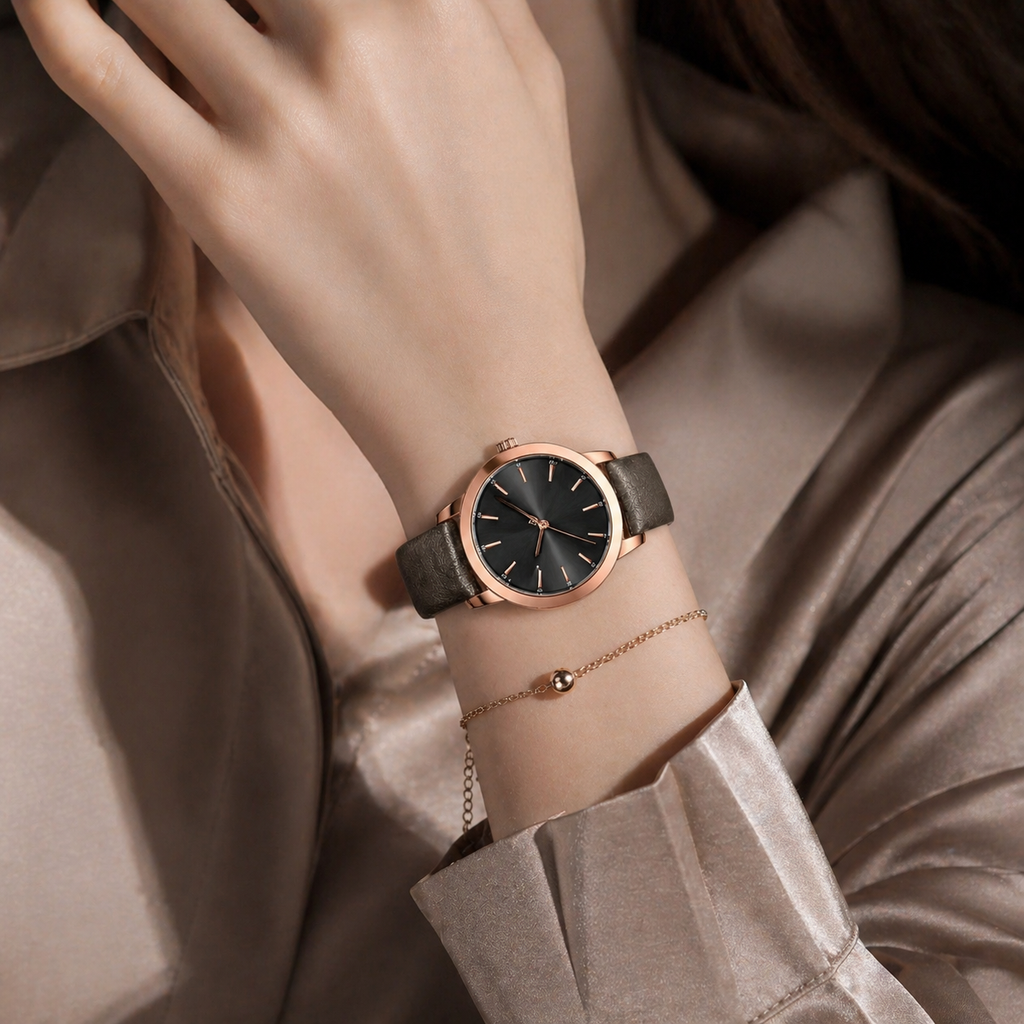 LUXARO Éclipse Rose Damen Uhr